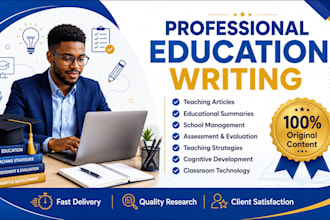 write articles  on education, teaching and contemporary issues