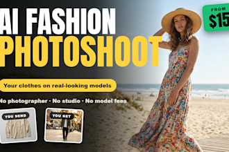 create an ai fashion model photoshoot for your clothing brand