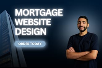 design a mortgage and loan website for brokers and lenders