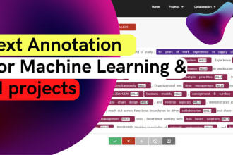do text annotation, image and video annotation for ai