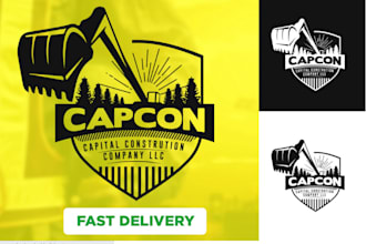 create fantastic construction logo with fastest delivery