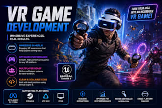 develop immersive VR games in unreal engine 5