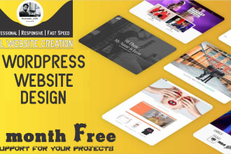 design wordpress responsive website  for your business