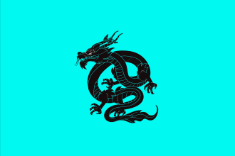 design creative dragon mascot logo with new concept in 1 day