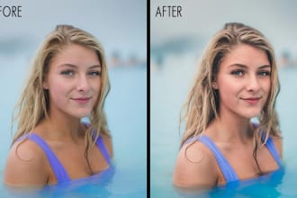 do photo editing and colour correction in lightroom