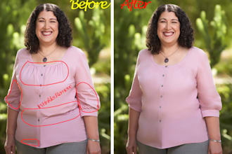 do fabric creases and wrinkles remove from photographs