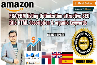do killer amazon listing optimizations SEO title HTML description bullet points
