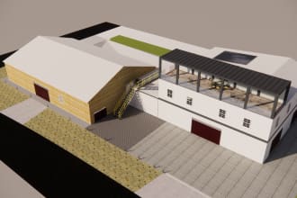 do 3d modeling and rendering in revit and sketchup