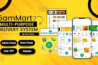 build or install an online grocery pharmacy or food delivery app
