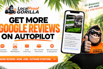 automate review requests and optimize your local business profile