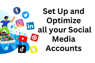 create setup fix and optimize all social media accounts and fb page