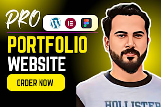 create portfolio website, cv website, resume website, photography website