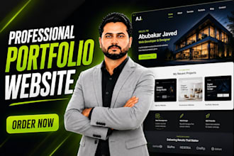 design a personal portfolio or business portfolio website