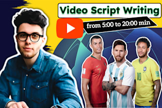 write youtube football video script for any topic