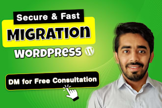 do transfer wordpress, website migration in 24 hours