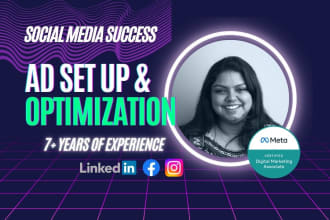 set up and optimize your social media for performance