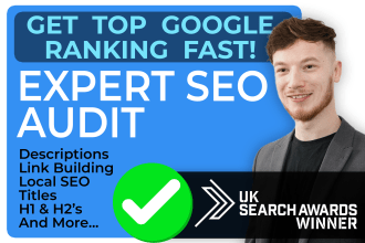 provide an SEO audit and plan to improve your website rank