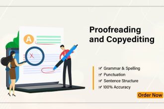 proofread, grammar check and spell check your script