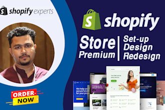 set up and design a branded dropshipping shopify store
