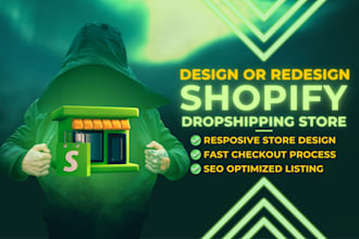 create shopify dropshipping store