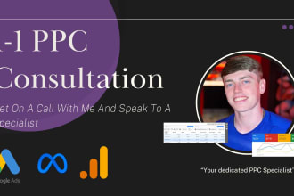 get 1 on 1 expert consultation with a google and  meta ads specialist