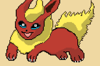make pixels cartoon character for you