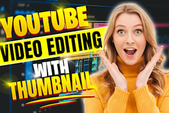 be your youtube video editor and thumbnail maker