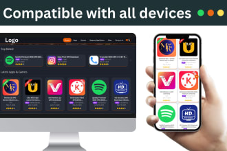 setup wordpress and make apk download website