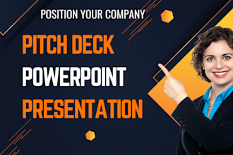 create a business presentation and investor pitch deck