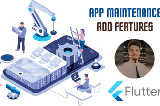 provide maintenance, add features to your flutter app