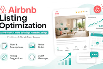 create and optimize your airbnb listing for more bookings