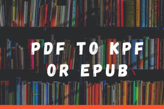 convert PDF to epub and amazon kpf amazon kindle KDP