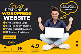 do wordpress business website, wordpress ecommerce website