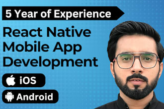 develop mobile apps for IOS and android using react native
