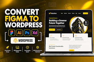 figma to elementor or figma to wordpress website