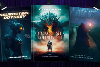 design professional book cover or ebook cover