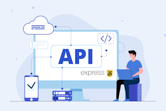 develop node js API and backend services