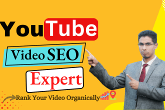 be youtube video SEO expert and channel growth manager