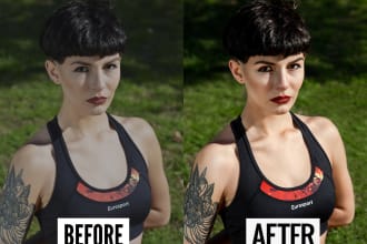 do professionally retouch and edit your photos in photoshop and lightroom