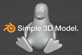 create a simple 3d model in blender