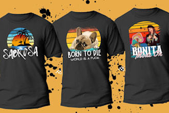 design custom merch tshirt graphic and merchandise designs