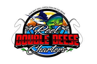 design a good looking fishing logo with new concept