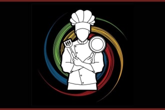 be design modern food,drink,restaurant and bakery logo