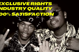 produce a professional exclusive custom rap beat