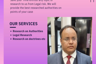 do legal research, search law point for you