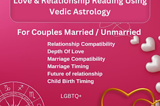 do love relationship reading using vedic astrology