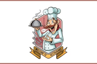 be design modern food,drink,restaurant and bakery logo