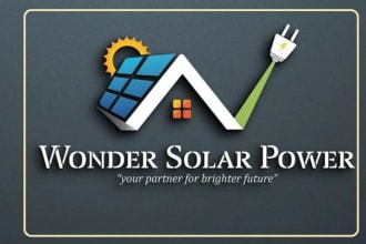 do electronics solar, energy logo bonus free editable file