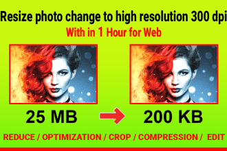 do reduce,resize,optimize or compress image size for web