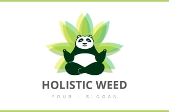 be make a premium quality cannabis, weed, hemp, brand logo